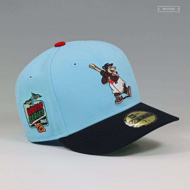 MINNESOTA TWINS 1965 WORLD SERIES T.C. BEAR MASCOT NEW ERA FITTED CAP