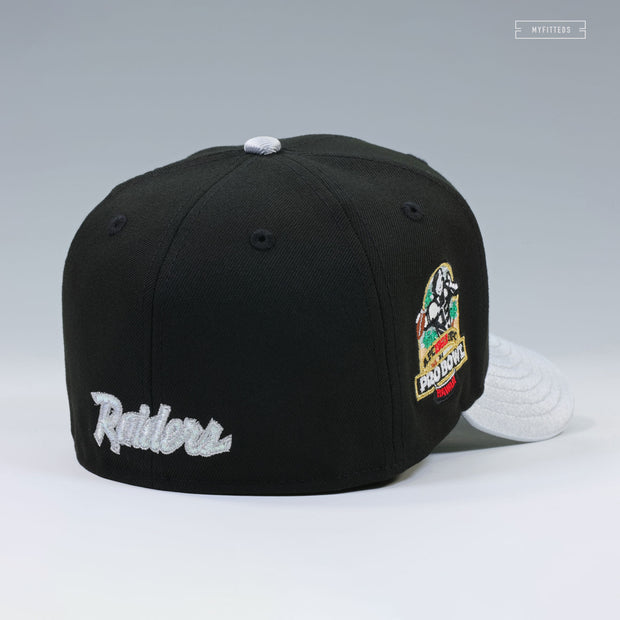LOS ANGELES RAIDERS 1983 NFL PRO-BOWL RIDE THE LIGHTNING INSPIRED NEW ERA FITTED CAP