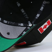 VANCOUVER EIGHTY SIXERS RETRO MLS JET BLACK RADIANT RED NEW ERA FITTED CAP