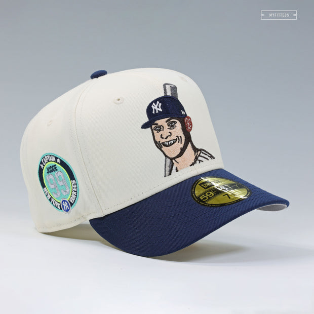 NEW YORK YANKEES AARON JUDGE SILHOUETTE CAPTAIN #99 NEW ERA FITTED CAP