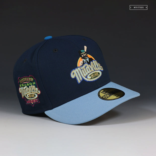 MUDVILLE NINE 2000 INAUGURAL SEASON FREESTYLE WITH COLORS NEW ERA FITTED CAP