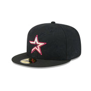 HOUSTON ASTROS KOI FISH ALL OVER EMBROIDERED GRADIENT NEW ERA FITTED CAP