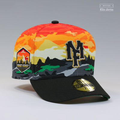 MYFITTEDS X RUSSETSUNSET 001 LANDSCAPE CAMOUFLAGE ELITE SERIES NEW ERA FITTED CAP