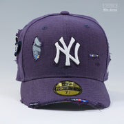 NEW YORK YANKEES WORLD SERIES VELCRO YANKEES PATCH DISTRESSED ELITE SERIES NEW ERA FITTED CAP