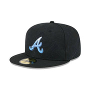 ATLANTA BRAVES KOI FISH POND ALL OVER EMBROIDERED NEW ERA FITTED CAP