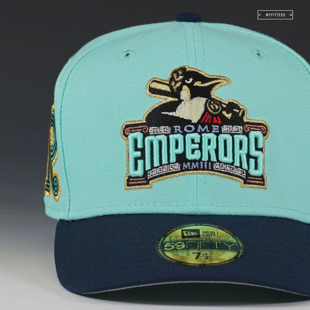 ROME EMPERORS FOREVER REIGN SEAGLASS NIGHTSHADE NEW ERA FITTED CAP
