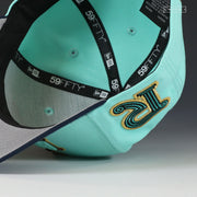 ROME EMPERORS FOREVER REIGN SEAGLASS NIGHTSHADE NEW ERA FITTED CAP