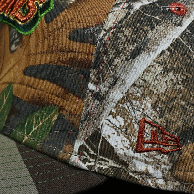 BUFFALO BISONS SWIRLING BISONS WORDMARK REALTREE® EDGE WOODLAND CAMO NEW ERA HAT