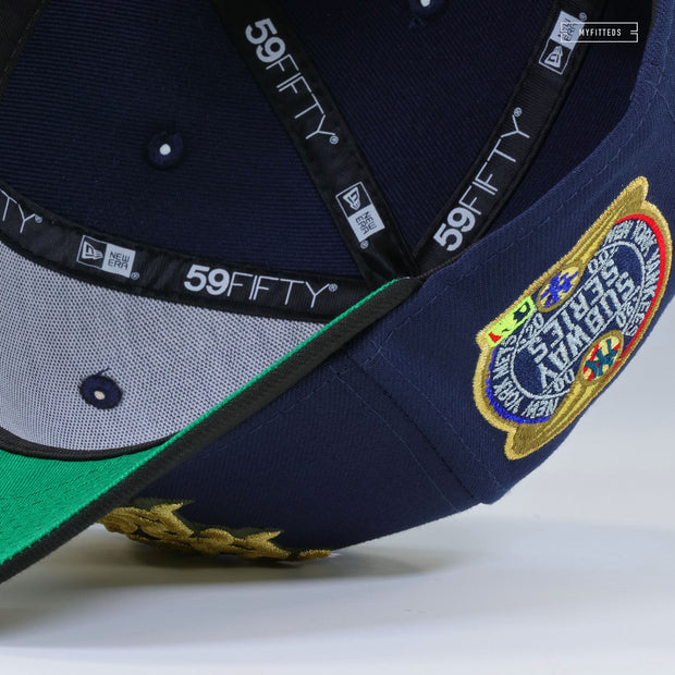 NEW YORK YANKEES 2000 WORLD SERIES WELCOME TO NY NEW YORK CENTRAL BUILDING NEW ERA FITTED CAP