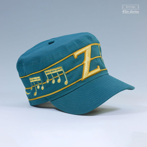 NEW ORLEANS ZEPHYR ELITE SERIES THE LEGEND OF ZELDA MUSIC NOTES INSPIRED NEW ERA PILLBOX HAT
