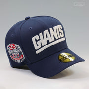 NEW YORK GIANTS SUPER BOWL XXV 25TH ANNIVERSARY GITD NIGHTSHADE NEW ERA FITTED CAP