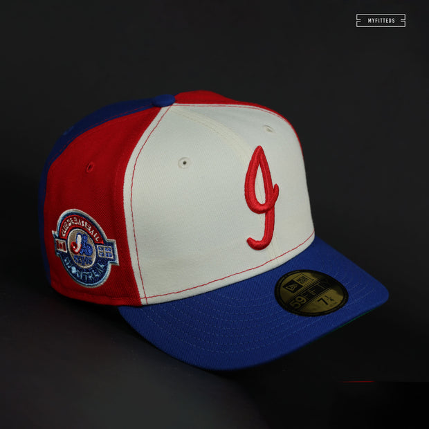 INDINANPOLIS INDIANS X MONTREAL EXPOS RANDY JOHNSON NEW ERA FITTED CAP