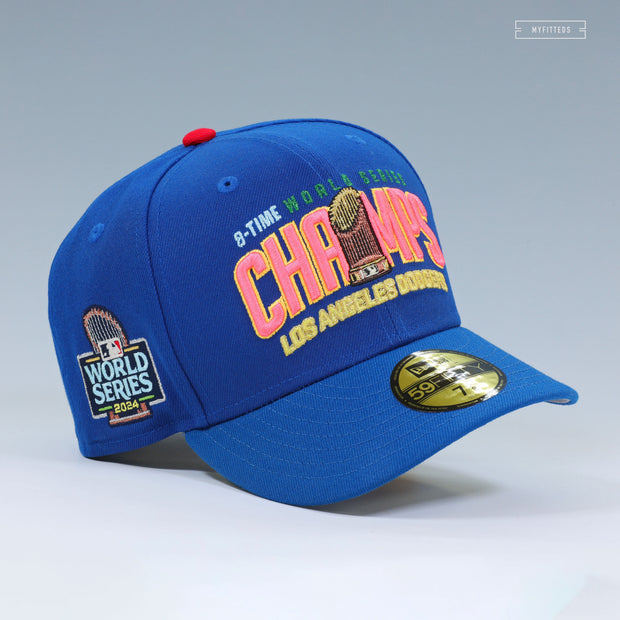 LOS ANGELES DODGERS 2024 WORLD SERIES AND 8X WORLD CHAMPS KOBE VI DODGERS NEW ERA FITTED CAP