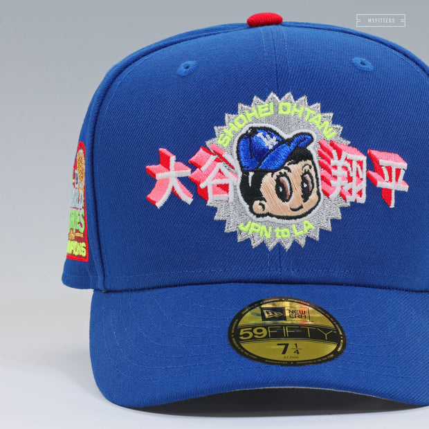 LOS ANGELES DODGERS 2024 WORLD SERIES CHAMPIONS SHOHEI OHTANI NEW ERA FITTED CAP