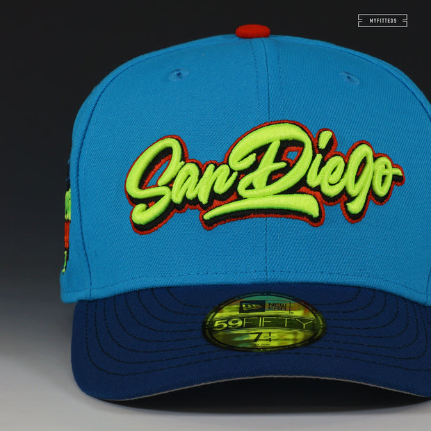 SAN DIEGO PADRES "SKATE OR DIE SB INSPIRED" NEW ERA FITTED CAP