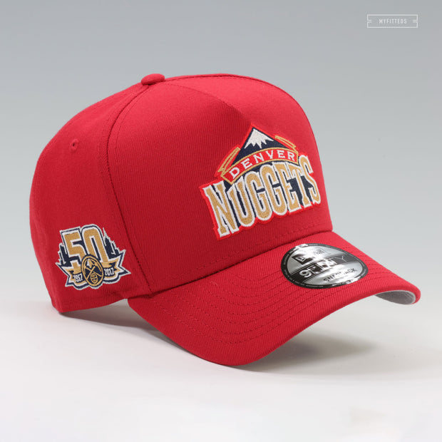 DENVER NUGGETS 1967-2017 50TH ANNIVERSARY NBA HWC 9FIFTY A-FRAME NEW ERA SNAPBACK