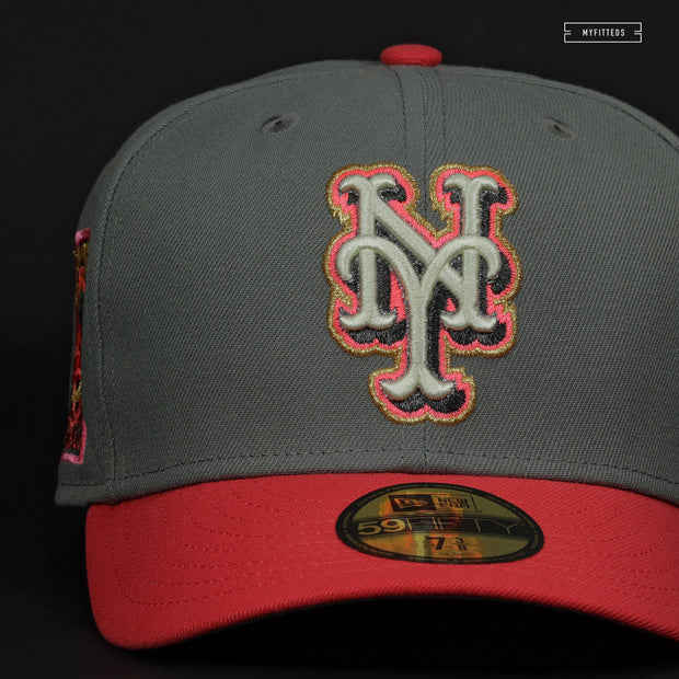 NEW YORK METS MIRACLE METS 25TH ANNIVERSARY NYC PIGEON NEW ERA FITTED CAP