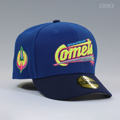 OKLAHOMA CITY COMETS INTERGALACTIC AND COSMIC NEW ERA FITTED CAP