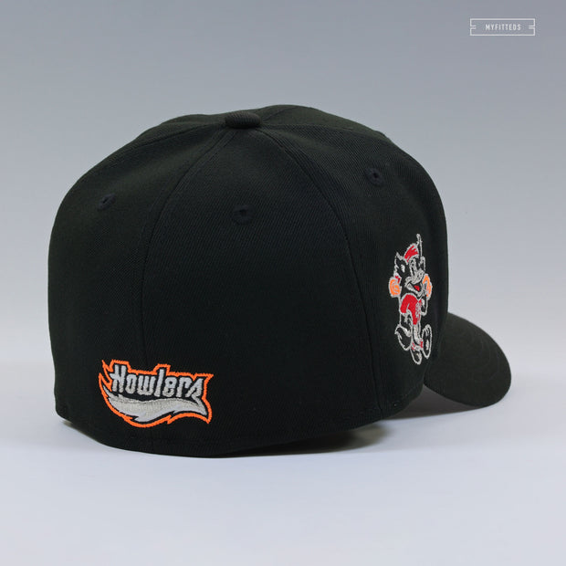 ERIE SEAWOLVES THE HOWLERS COME OUT AND PLAY-YAY WARRIORS INSPIRED NEW ERA FITTED CAP