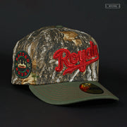 KANSAS CITY ROYALS RAISED ROYAL RETURN OF THE JEDI REALTREE NEW ERA FITTED CAP