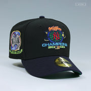 NEW YORK YANKEES 2000 WORLD SERIES SUBWAY SERIES CHAMPIONS 25TH ANNIVERSARY NEW ERA CAP