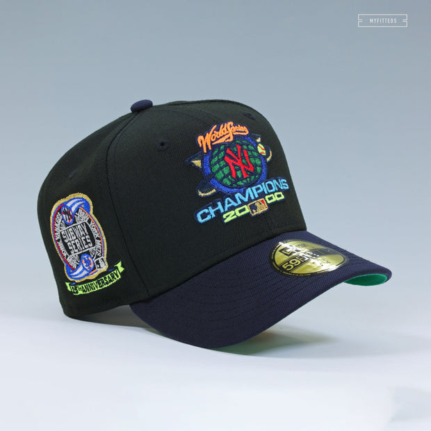 NEW YORK YANKEES 2000 WORLD SERIES SUBWAY SERIES CHAMPIONS 25TH ANNIVERSARY NEW ERA CAP