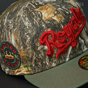 KANSAS CITY ROYALS RAISED ROYAL RETURN OF THE JEDI REALTREE NEW ERA FITTED CAP