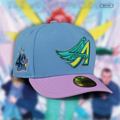 ANAHEIM ANGELS 40TH ANNIVERSARY ARTEMIS FOWL, THE ARCTIC INCIDENT NEW ERA FITTED CAP