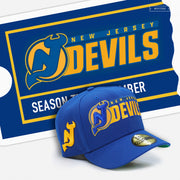 NEW JERSEY DEVILS NHL BLOCKBUSTER INSPIRED NEW ERA FITTED CAP