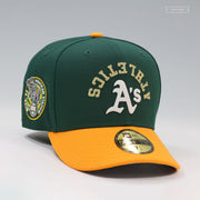 OAKLAND ATHLETICS HOHOKAM STADIUM MESA, AZ UPSIDE DOWN ARCH NEW ERA FITTED CAP