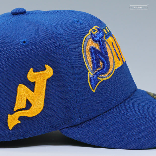 NEW JERSEY DEVILS NHL BLOCKBUSTER INSPIRED NEW ERA FITTED CAP