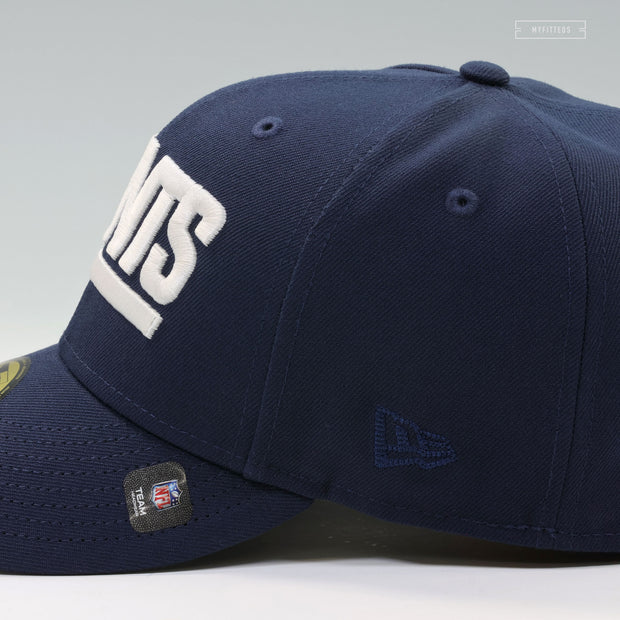 NEW YORK GIANTS SUPER BOWL XXV 25TH ANNIVERSARY GITD NIGHTSHADE NEW ERA FITTED CAP