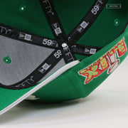 PHILADELPHIA EAGLES SUPER BOWL LIX CHAMPIONS BOTANY GREEN RETRO NEW ERA FITTED CAP