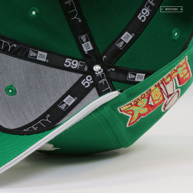 PHILADELPHIA EAGLES SUPER BOWL LIX CHAMPIONS BOTANY GREEN RETRO NEW ERA FITTED CAP