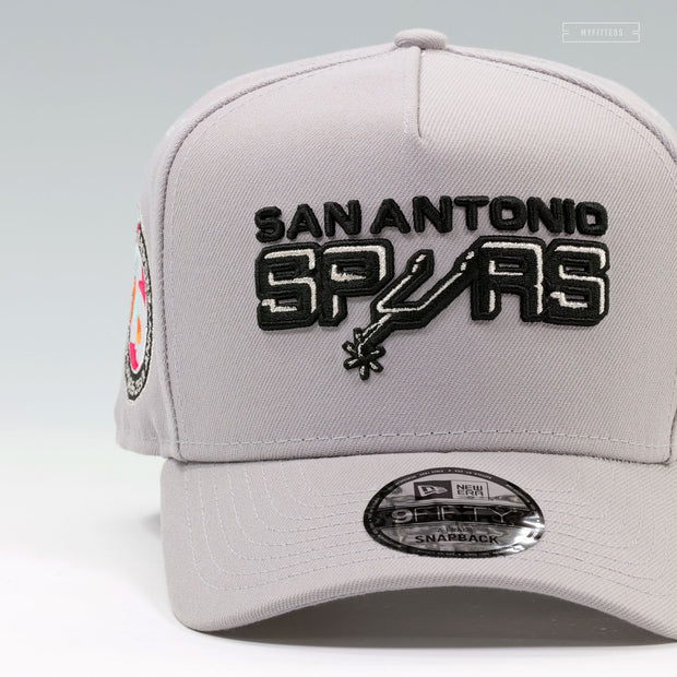 SAN ANTONIO SPURS 25TH ANNIVERSARY NBA HWC 9FIFTY A-FRAME NEW ERA SNAPBACK