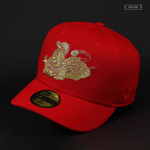 CINCINNATI REDS THE RUNNING MAN GOLDEN MARIO NEW ERA FITTED CAP