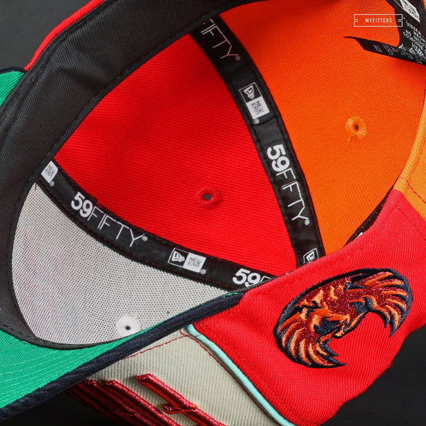 COACHELLA VALLEY FIREBIRDS SEATTLE KRAKEN AFFILIATE AHL NEW ERA FITTED CAP