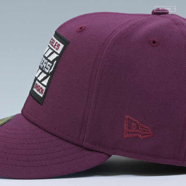 LOS ANGELES DODGERS HOLLYWOOD CHRONICLES 1984 OLYMPIC BASEBALL AUBERGINE NEW ERA CAP