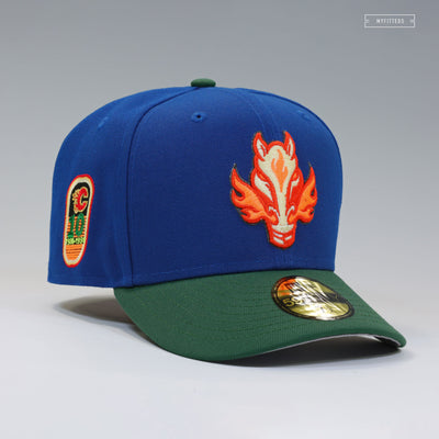 CALGARY FLAMES 10TH AND 20TH ANNIVERSARY PONYTA INSPIRED NEW ERA FITTED CAP