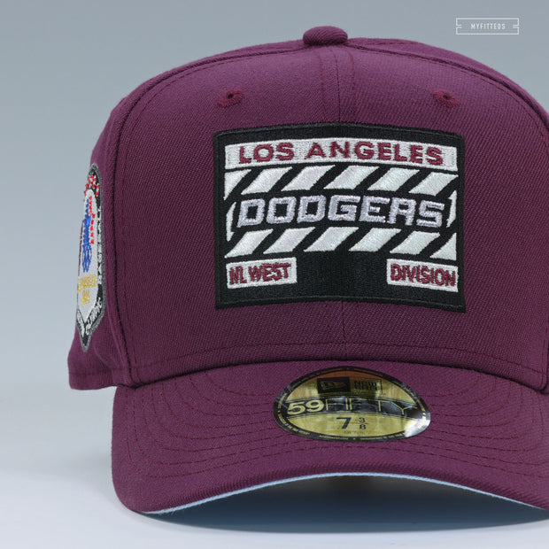LOS ANGELES DODGERS HOLLYWOOD CHRONICLES 1984 OLYMPIC BASEBALL AUBERGINE NEW ERA CAP
