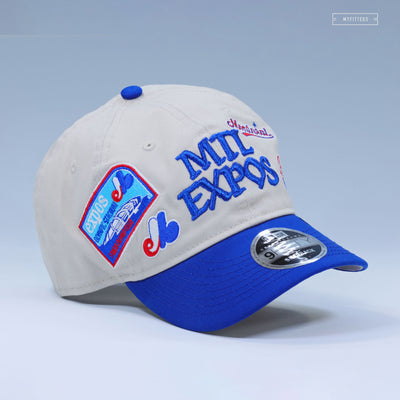 MONTREAL EXPOS GOOD RETRO COLLAGE 9FIFTY RETRO CROWN NEW ERA SNAPBACK HAT