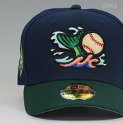 GWINNETT STRIPERS 15 SEASONS NIGHTSHADE EMERALD STONE NEW ERA FITTED CAP