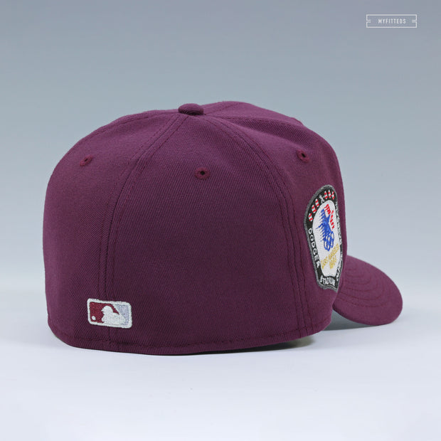 LOS ANGELES DODGERS HOLLYWOOD CHRONICLES 1984 OLYMPIC BASEBALL AUBERGINE NEW ERA CAP