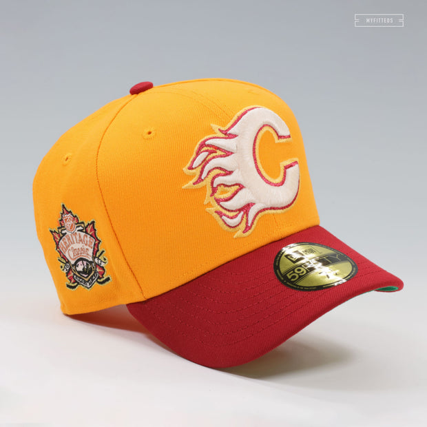 CALGARY FLAMES 2011 NHL HERITAGE SERIES JERSEY INSPIRED NEW ERA FITTED CAP
