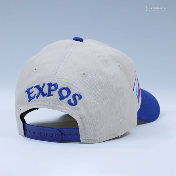 MONTREAL EXPOS GOOD RETRO COLLAGE 9FIFTY RETRO CROWN NEW ERA SNAPBACK HAT