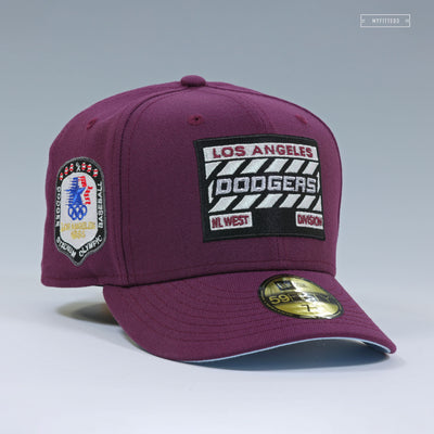 LOS ANGELES DODGERS HOLLYWOOD CHRONICLES 1984 OLYMPIC BASEBALL AUBERGINE NEW ERA CAP