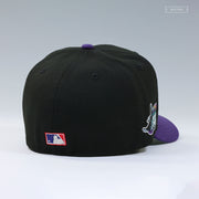 TAMPA BAY DEVIL RAYS RETRO STRIPED SWEATBAND NEW ERA FITTED CAP