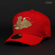 CINCINNATI REDS THE RUNNING MAN GOLDEN MARIO NEW ERA FITTED CAP