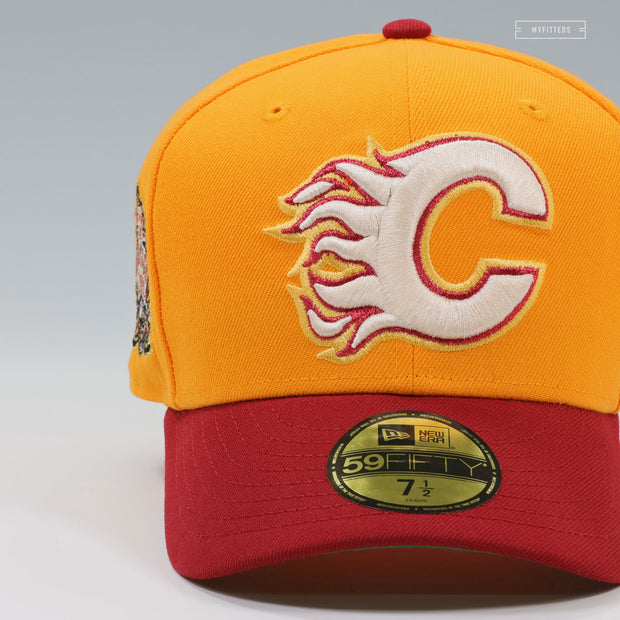CALGARY FLAMES 2011 NHL HERITAGE SERIES JERSEY INSPIRED NEW ERA FITTED CAP