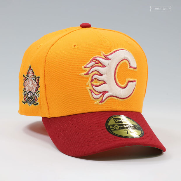 CALGARY FLAMES 2011 NHL HERITAGE SERIES JERSEY INSPIRED NEW ERA FITTED CAP
